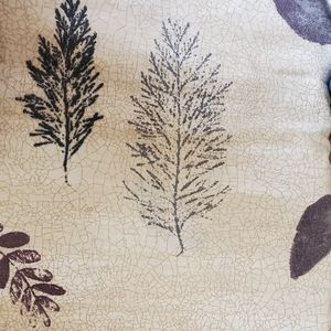 Cotton fabric, leaf print